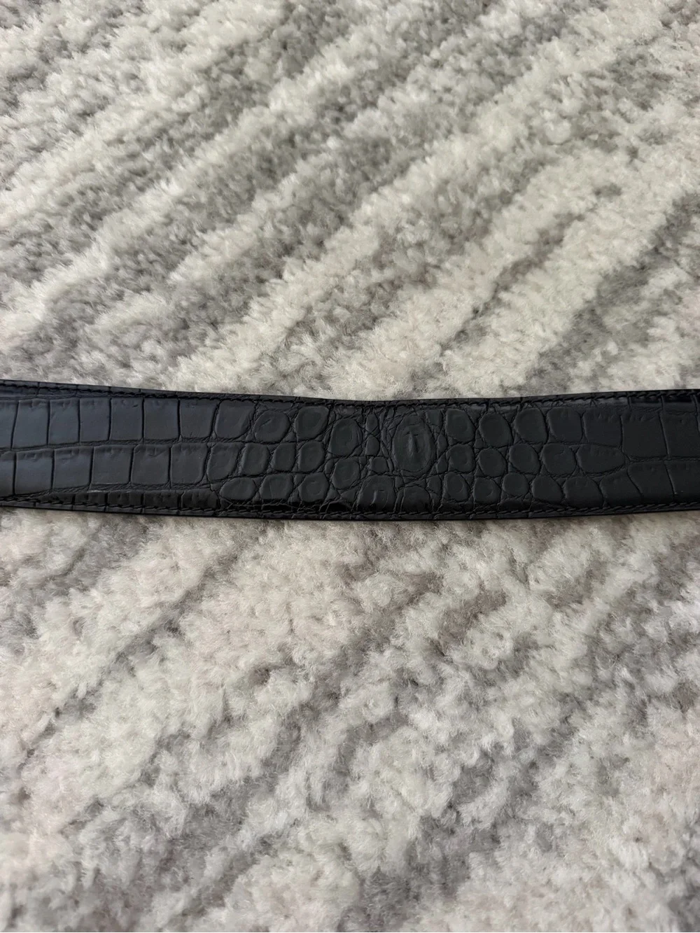 Authentic Versace Medusa Gold Buckle Black Leather Belt Size 90/36